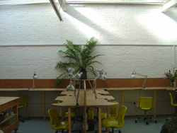 We provide roomy jewellery benches at Flux Studios
