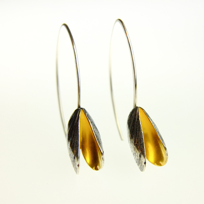 Alex Yule, mussel earrings