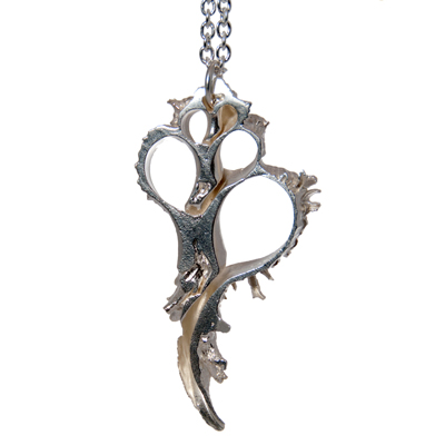Ilona Guest, silver ashell pendant