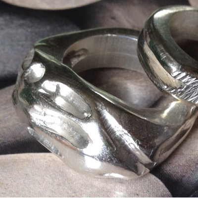 Jessamy Harvey, silver rings