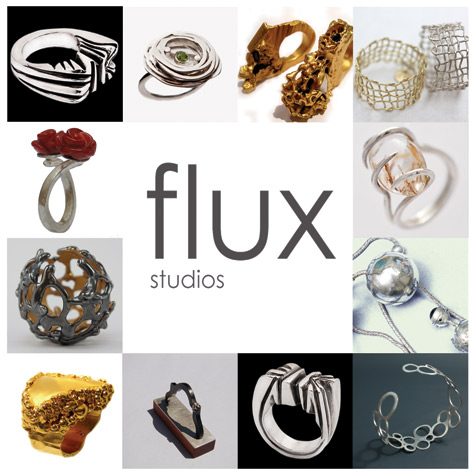 flux studios, imogen belfield, vicky forrester, kyle hopkins, alex yule, suzie byatt, rebecca dockree, yuki sasakura, bev holden, contemporary jewellery