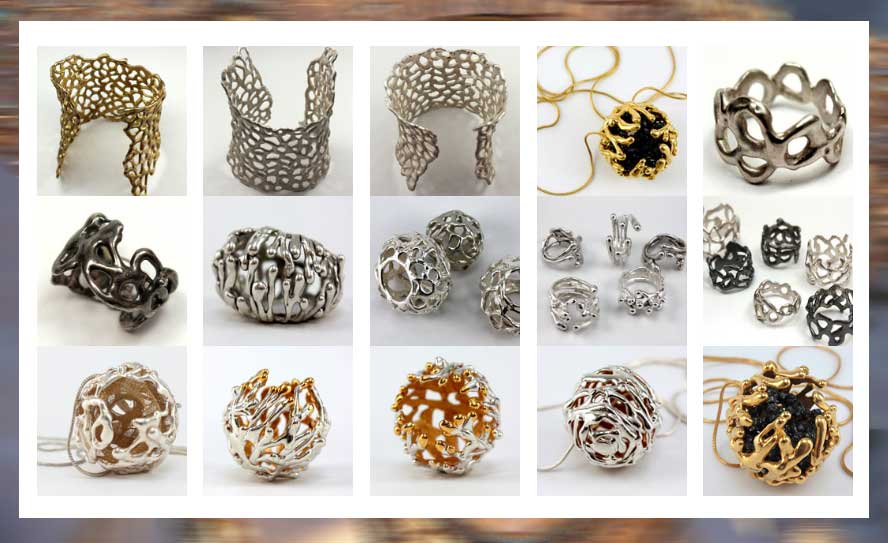 Vicky Forrester, precious collection, Jewellery.in silver and gold